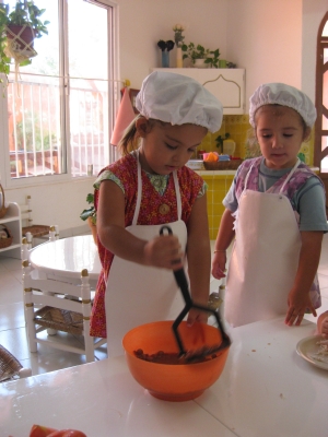 machacando frijoles